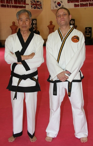 Master Williams with Supreme Master Kim Bok Man